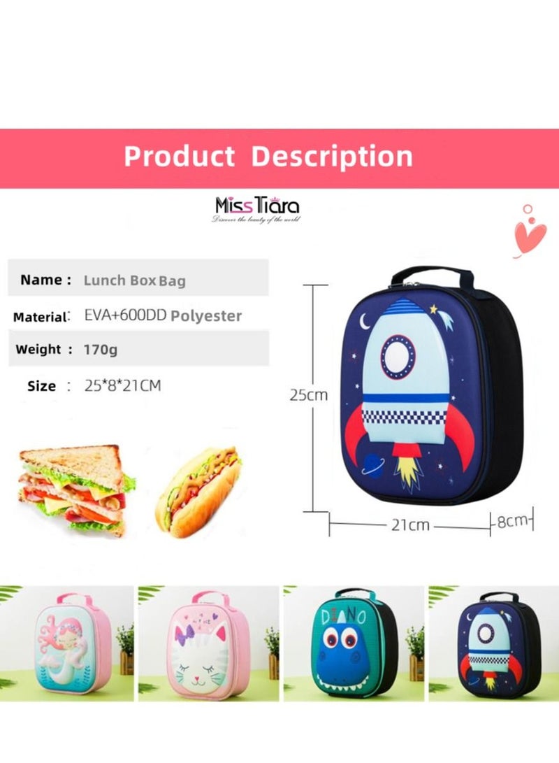MissTiara Lunch Box Bag for Kids  - Image 2