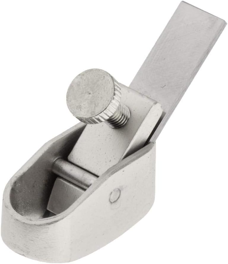 كلاراكو أداة يدوية لتسوية الخشب، مسحاج يدوي، مسحاج صغير لتشذيب الخشب، مسحاج لتنعيم الأسطح والحواف، فضي، مقاس صغير جدًا - Image 3