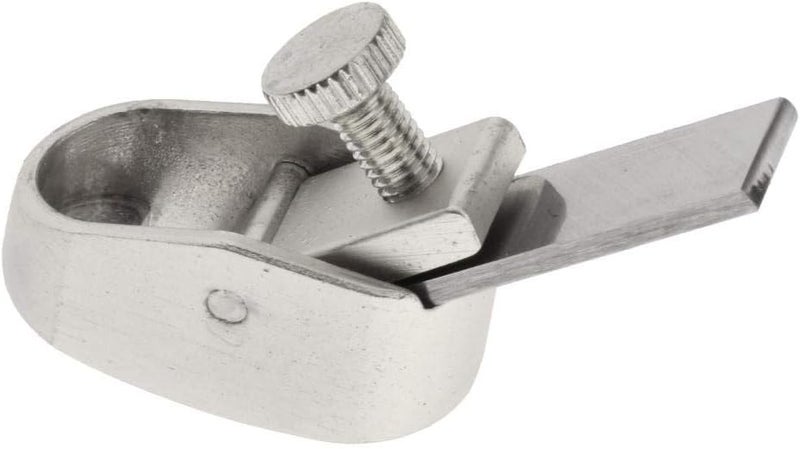 كلاراكو أداة يدوية لتسوية الخشب، مسحاج يدوي، مسحاج صغير لتشذيب الخشب، مسحاج لتنعيم الأسطح والحواف، فضي، مقاس صغير جدًا - Image 1