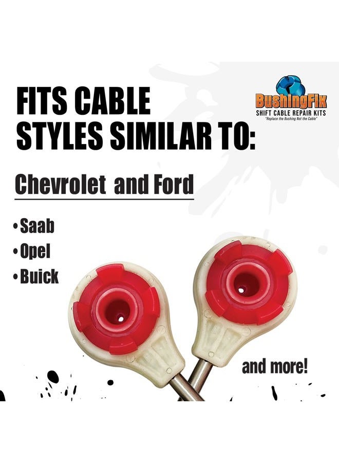 BushingFix.com Bushing Fix CA1Kit - Manual Transmission Shift Cable Bushing Repair Kit - Image 5