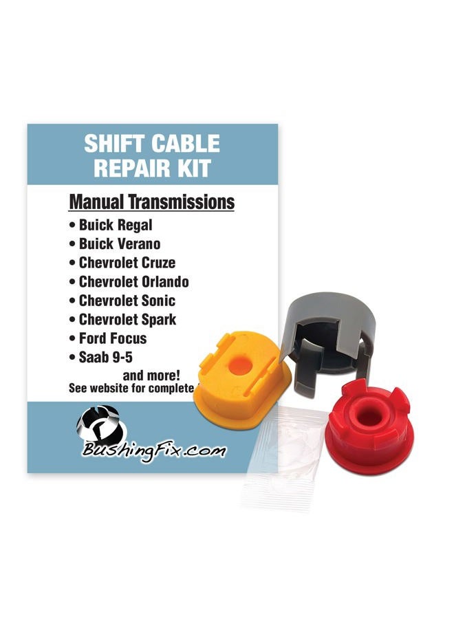 BushingFix.com Bushing Fix CA1Kit - Manual Transmission Shift Cable Bushing Repair Kit - Image 1