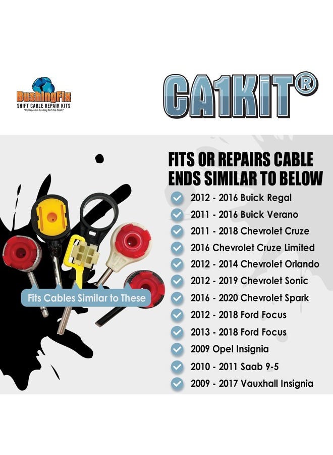 BushingFix.com Bushing Fix CA1Kit - Manual Transmission Shift Cable Bushing Repair Kit - Image 4