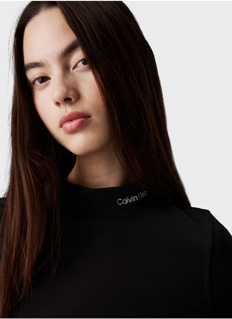 Calvin Klein Jeans Logo Elastic Milano Dress