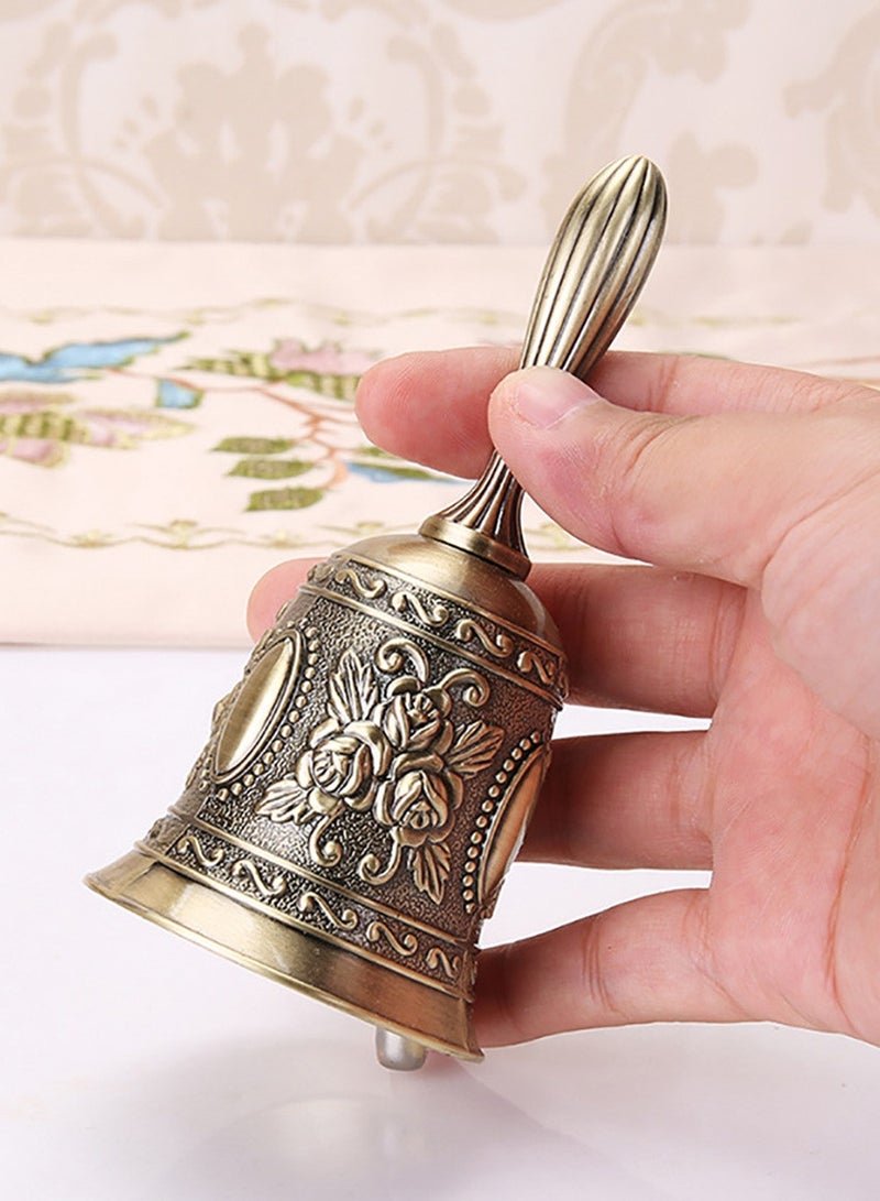 Hand Bell Multi-Purpose Retro Call Bell Wedding Bell for Wedding Decoration,  Church, Classroom, Bar and Home Decoration - Image 4