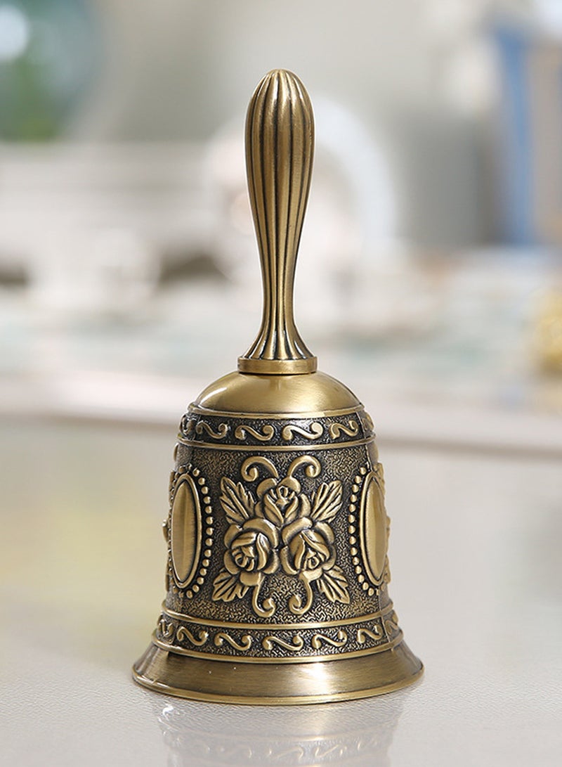 Hand Bell Multi-Purpose Retro Call Bell Wedding Bell for Wedding Decoration,  Church, Classroom, Bar and Home Decoration - Image 3