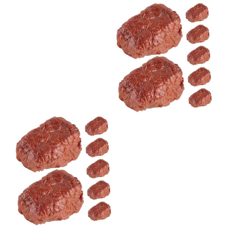 14Pcs Realistic Cooked Beef Model For Kitchen Photography Props and Display - Image 2