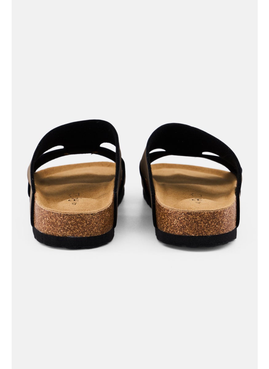 Algspar Men Slip On Cork Sandals, Brown  - Image 4