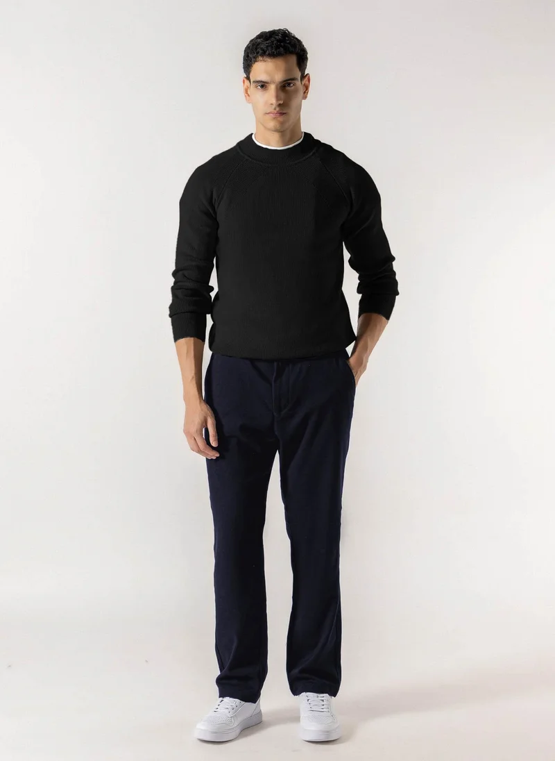 شايبس TEXTURED MOCK NECK SWEATER