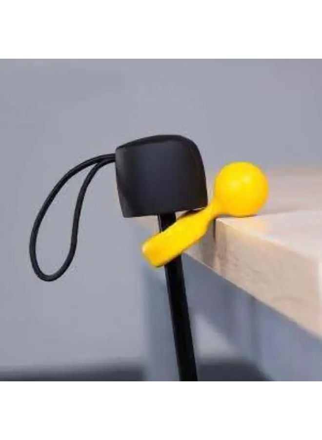 Yellow 2 Pcs Umbrella Pendant Hanging Hook Multi Functional Universal Bracket - Image 5