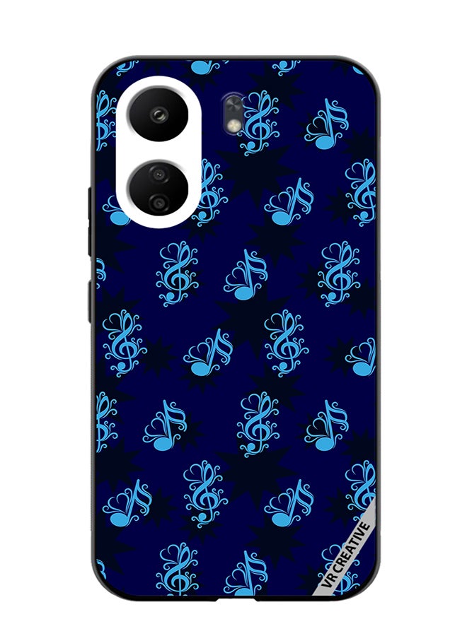 VR CREATIVE Protective Case Cover For Xiaomi Redmi 13C Music Pattern Design Multicolour - Image 1