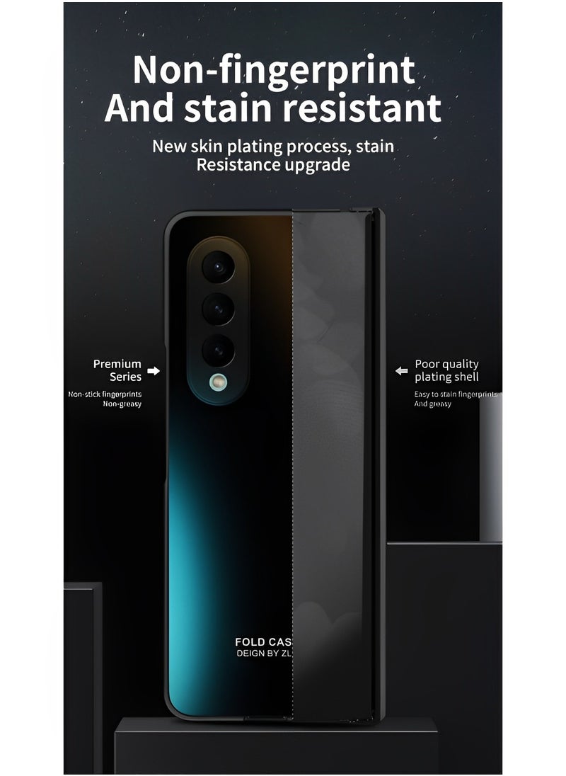 REOCLE Samsung Galaxy Z Fold 4 Case Full Body Cover with Built-in Screen Protector Hard PC Ultra Slim Anti-Scratches Shockproof Protective Phone Case for Samsung Galaxy Z Fold 3 4 5  - Image 5