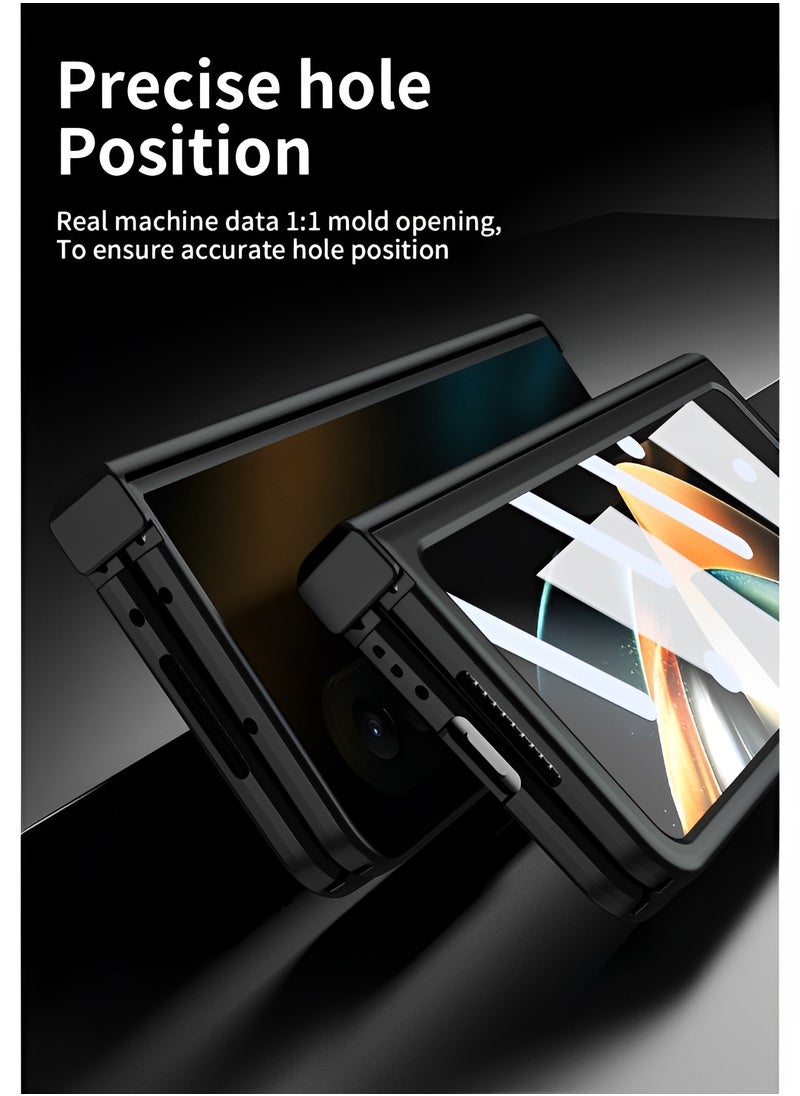 REOCLE Samsung Galaxy Z Fold 4 Case Full Body Cover with Built-in Screen Protector Hard PC Ultra Slim Anti-Scratches Shockproof Protective Phone Case for Samsung Galaxy Z Fold 3 4 5  - Image 3