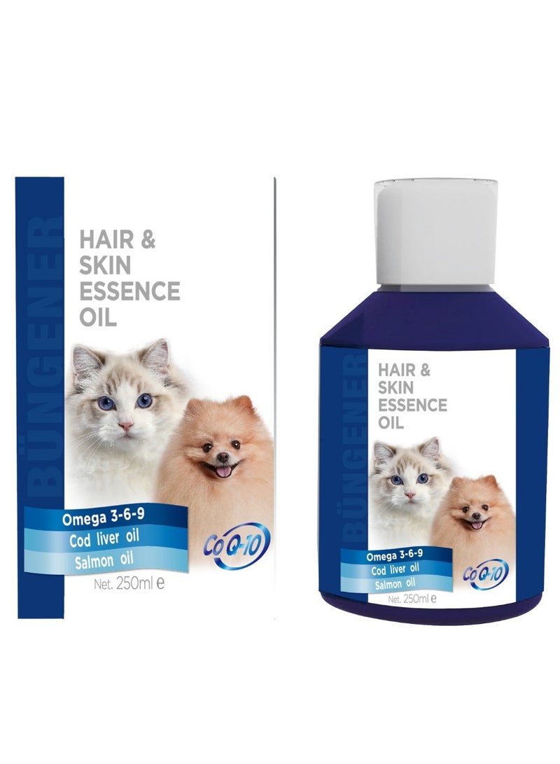 BUNGENER Hair & Skin Essence Oil For Cats & Dogs - 250ml (Fish Oil) - Image 1