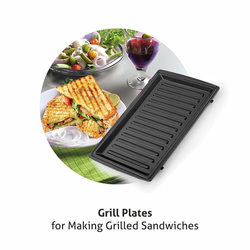 Glen Multi Snack Maker 3022 with Interchangeable Plates 750W SA3022MSM - Image 4