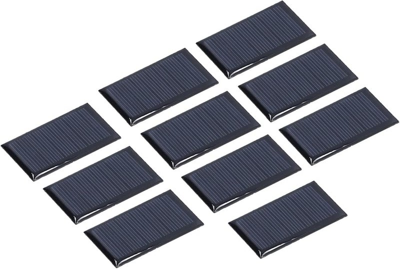 10Pcs 5V 0 15W Small Solar Panels For Science Projects Toy Light Charging Polysilicon Material - Image 4