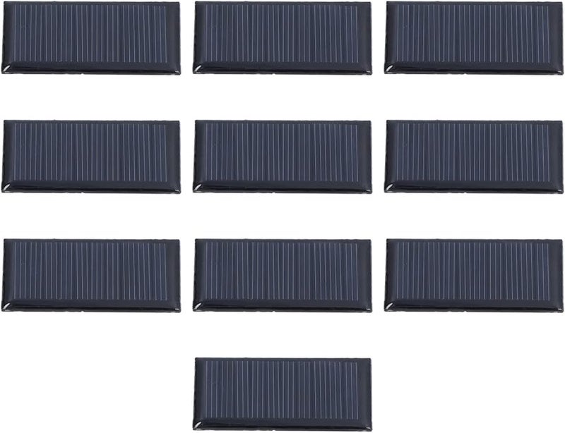 10Pcs 5V 0 15W Small Solar Panels For Science Projects Toy Light Charging Polysilicon Material - Image 2