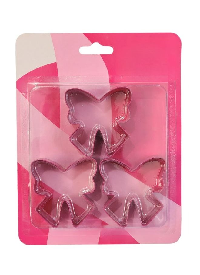FALMER 3 Piece Stainless Steel Baking Biscuit Pastry Cutter Mold  - Image 2