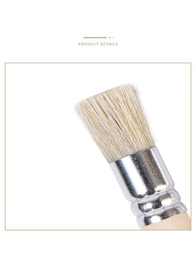 Keep Smiling Wooden Stencil Brush Set Of 3Pcs - 6,8,10mm - Image 5