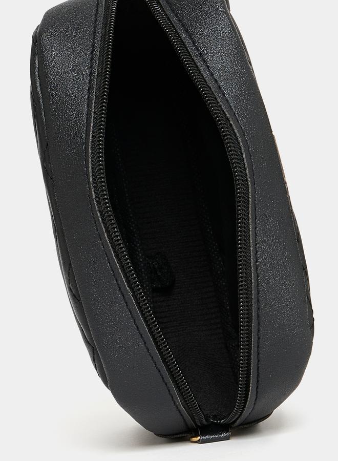 Styli Zig Zag Detail Camera Bag with Zip Closure - Image 4