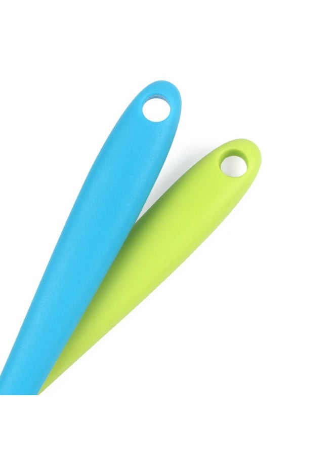 Cream scraper, silicone integrated scraper, baking cake scraper, jam small knife shaped scraper, 5 colorful sets  - Image 4