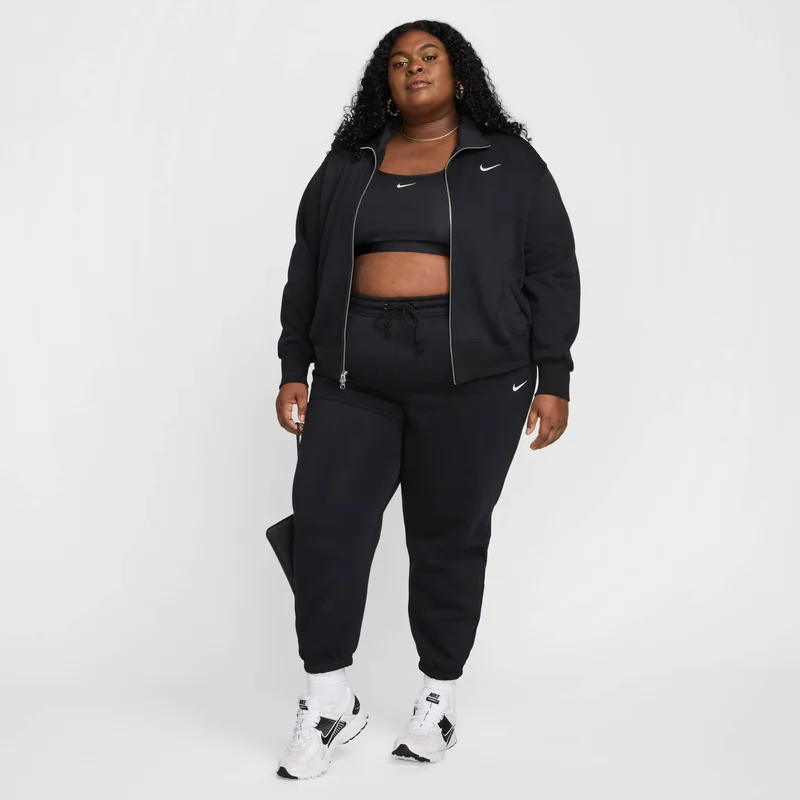 Nike Black Women's Sportswear Phoenix Fleece Track Pants for Women | Best Price UAE