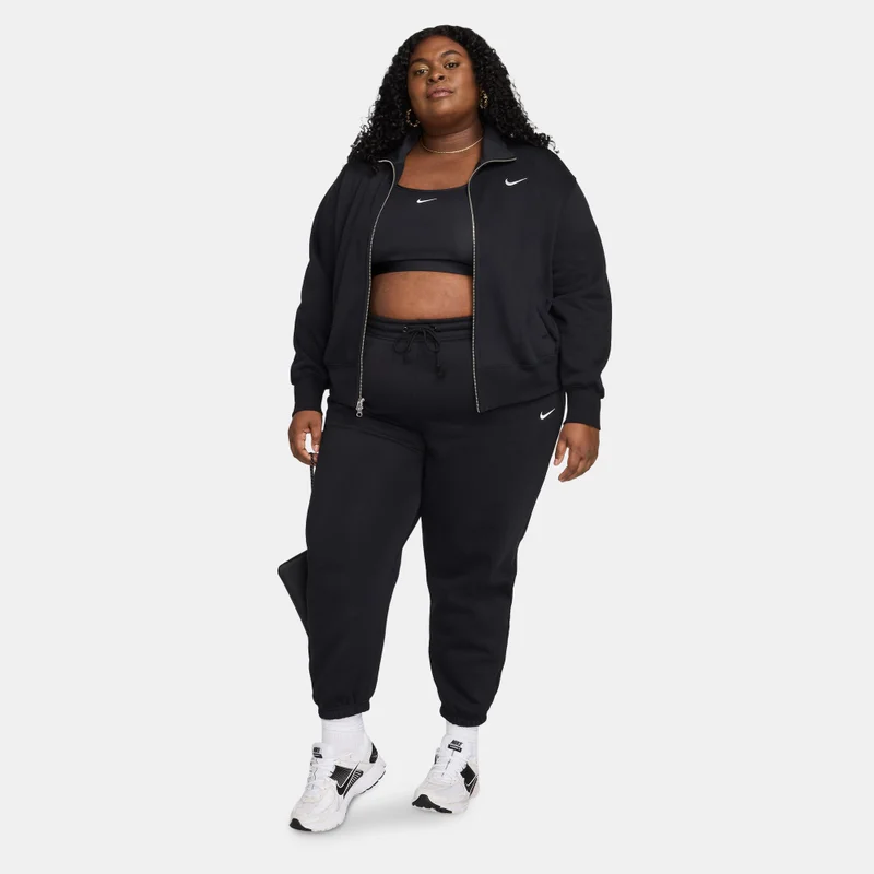 Nike Black Women's Sportswear Phoenix Fleece Track Pants for Women | Best Price UAE