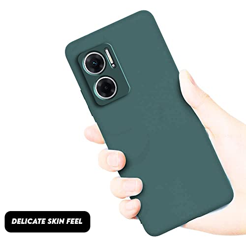 Winble Back Case Cover for Redmi 11 Prime 5G Back Cover Case Camera Protection Soft Liquid Silicone Protective Back Cover Designed for Redmi 11 Prime 5G (Green) - Image 5