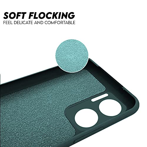 Winble Back Case Cover for Redmi 11 Prime 5G Back Cover Case Camera Protection Soft Liquid Silicone Protective Back Cover Designed for Redmi 11 Prime 5G (Green) - Image 3