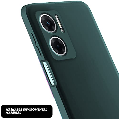 Winble Back Case Cover for Redmi 11 Prime 5G Back Cover Case Camera Protection Soft Liquid Silicone Protective Back Cover Designed for Redmi 11 Prime 5G (Green) - Image 4