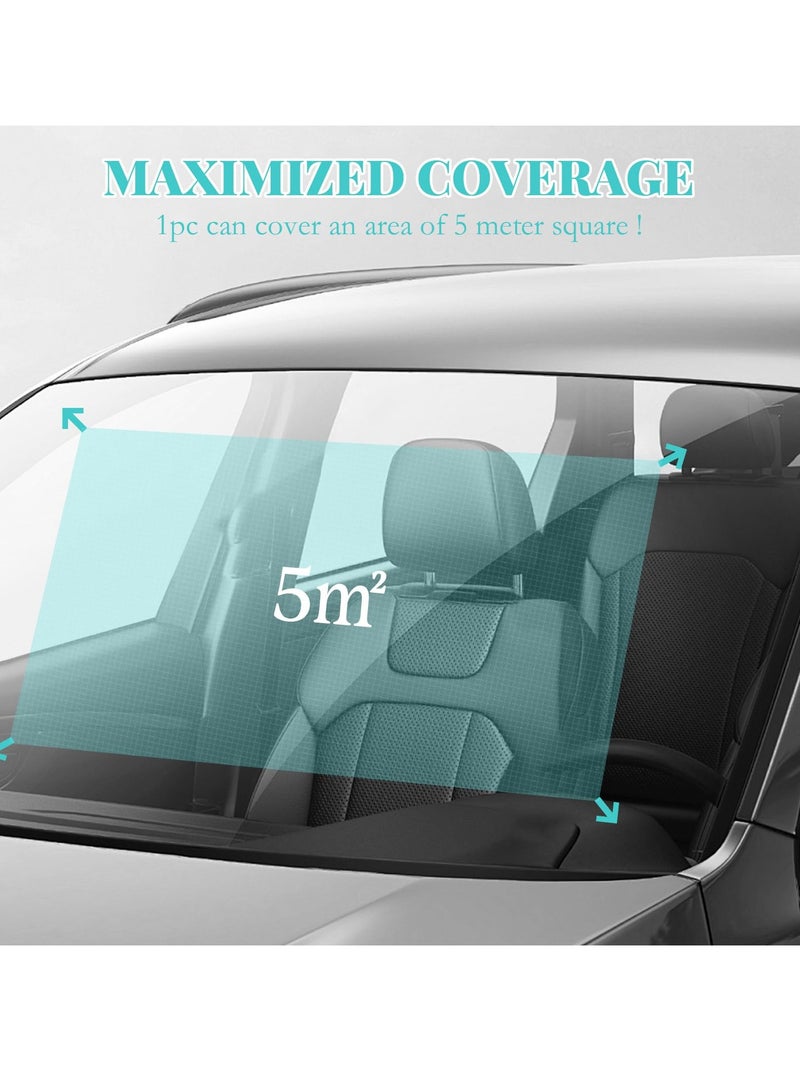 SYOSI Nano Coat One Way Mirror for Privacy Protection Strengthened Glass Cleaning Sponge Car Window Brightening Sponge Wipe One Way Mirror for Windows Monitoring Rooms and Car Rearview Mirrors - Image 3