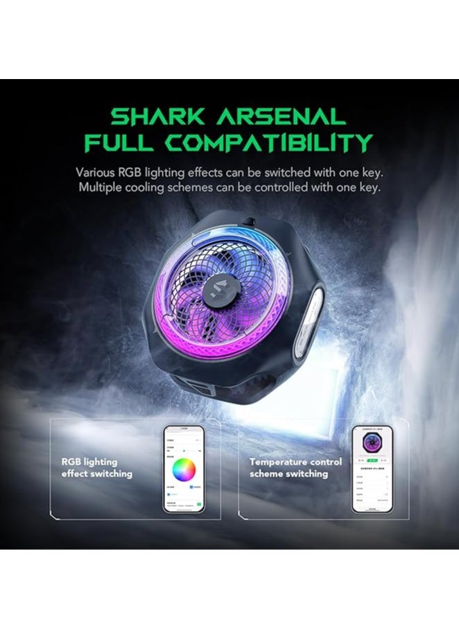 Phone cooler Black Shark 4 Pro Magcooler – 27W High-Performance Magnetic Phone & iPad Cooler for Gaming and Live Streaming – Cooling Fan for Smartphones, iPads, and Tablets (Perfect for PUBG Mobile, COD, and More)