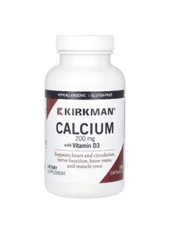 Kirkman Labs Kirkman Labs, Calcium With Vitamin D3, 120 Capsules  - Image 1