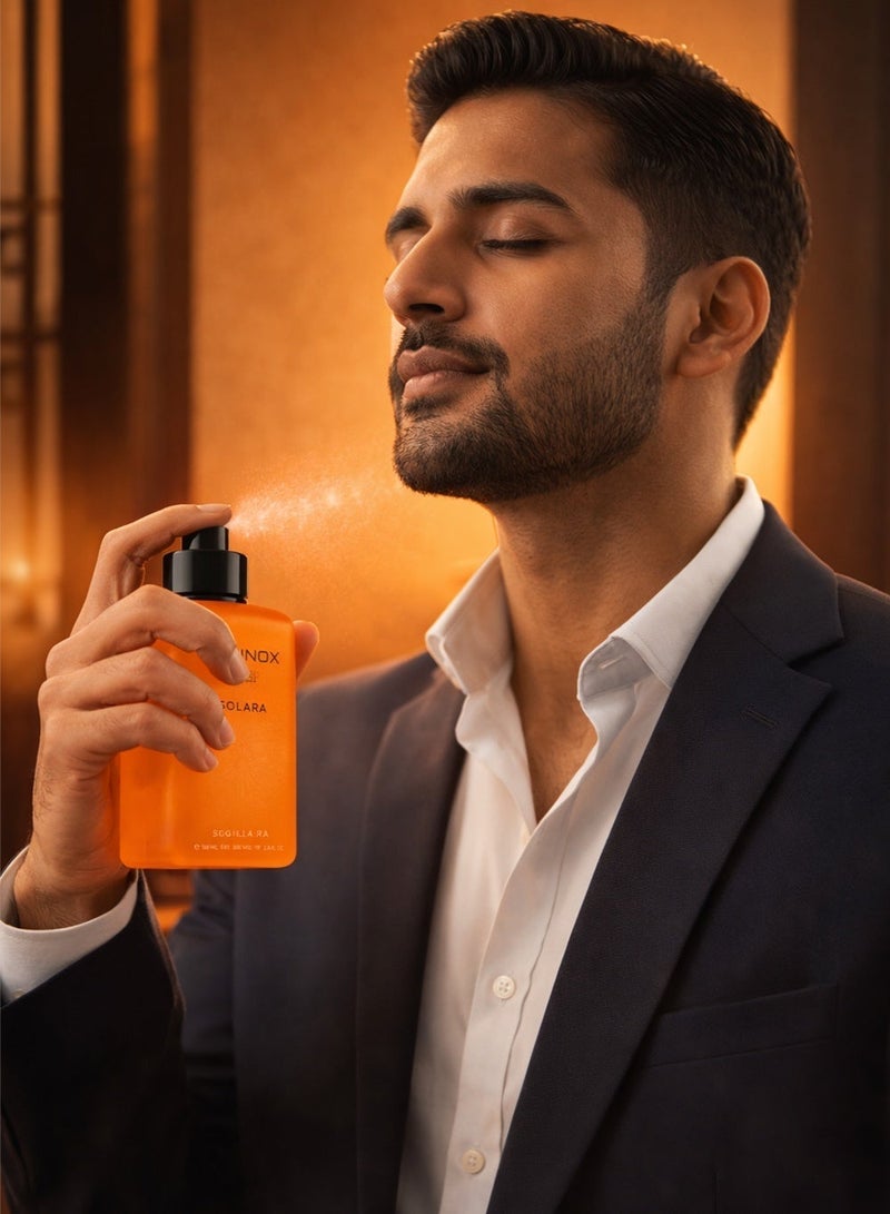 Hermoso مجموعة إكوينوكس سولارا | عطر رجالي يدوم طويلًا برائحة المسك والبرغموت والهيل، سعة 100 مل - Image 3