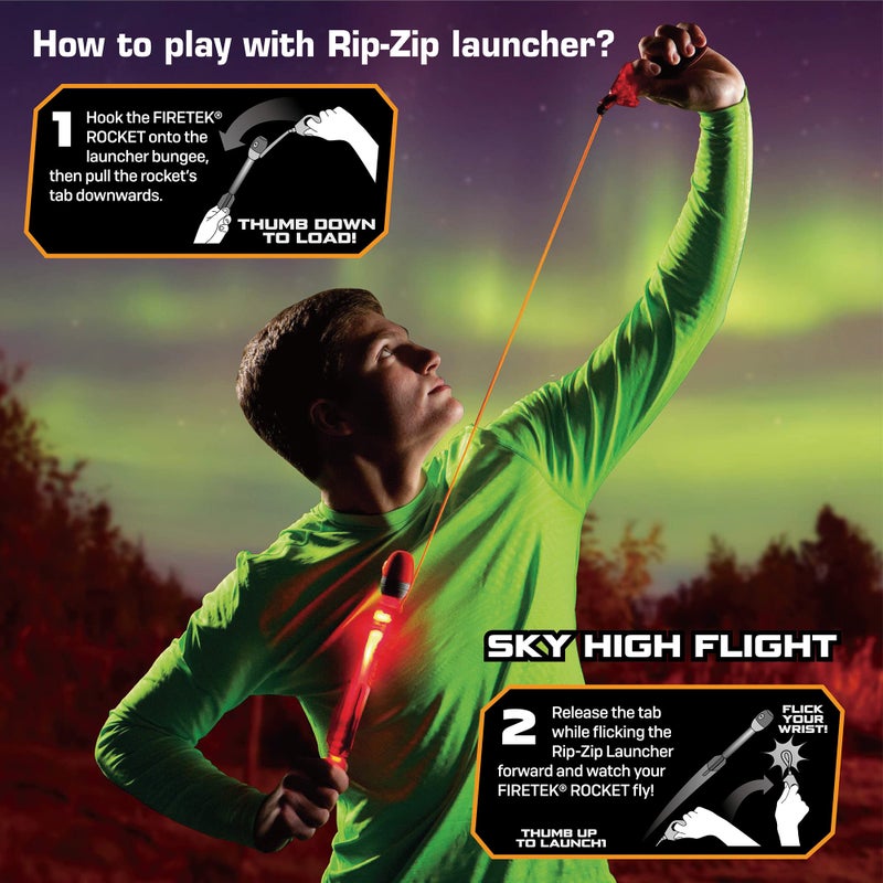 Zing Zing Firetek Arrow Refill Pack, 4X Light up Whistling Arrows, for Long Range Outdoor Play with Friends and Family, for Ages 14 and Up  - Image 5