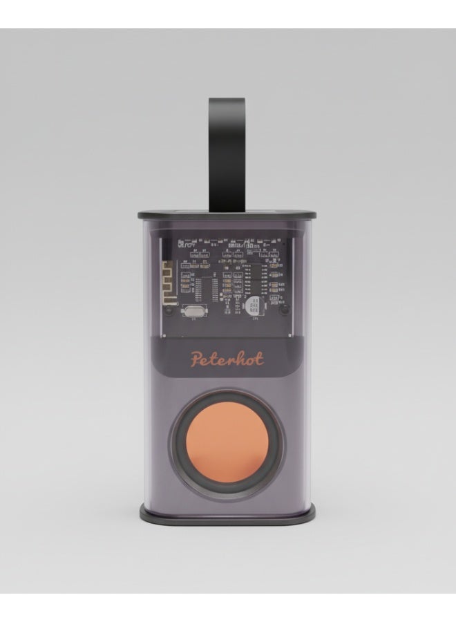 Vierex 4-in-1 Transparent Wireless Charging Gift Set – Auto-Hold Mobile Stand, Bluetooth Speaker, Fast Charging Power Bank & 3-in-1 Cable – Compatible with Android & iOS – With Gift Box - Image 4