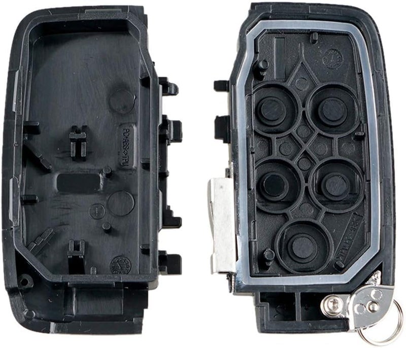 Arooma 5 Buttons Replacement Car Key Shell for Range Rover Discovery Sport Evoque Velar Land Rover LR4 LR2 Jaguar XF XJ XJ XE JLR JF F-Pace F-Type, Remote Shell Fob Cover - Image 3