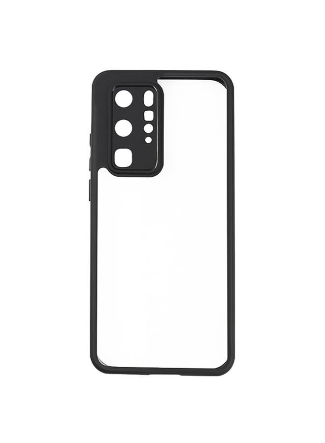 S-TOP Case For Huawei P40 Pro Frosted TPU + Transparent PC Phone Case - Image 2
