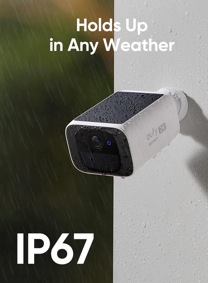 Eufy S220 SoloCam, Wire-Free 2K Resolution Home Base Security Camera, Tiny But Mighty with Continuous Solar Power, 2.4 GHz Wi-Fi, No Monthly - Image 5