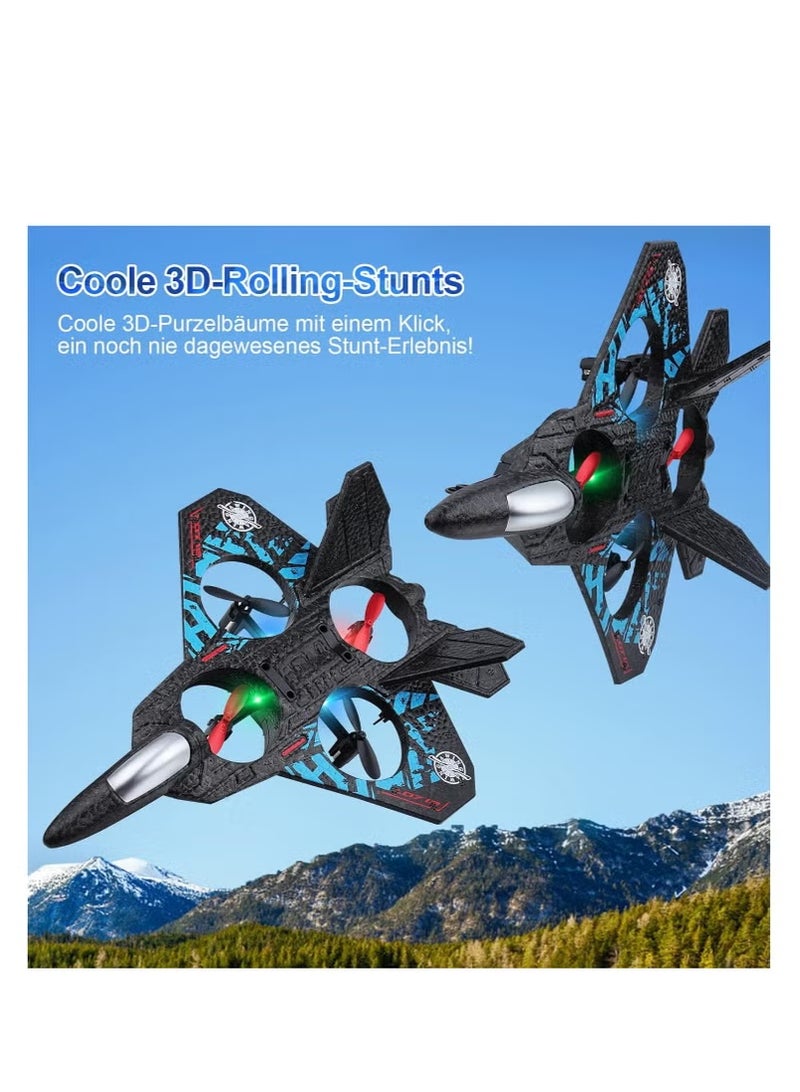 L0712 RC Remote Control Airplane – Rechargeable LED Light Toy Plane with USB Charging | Indoor  Outdoor Flight for Kids  Beginners - Image 4