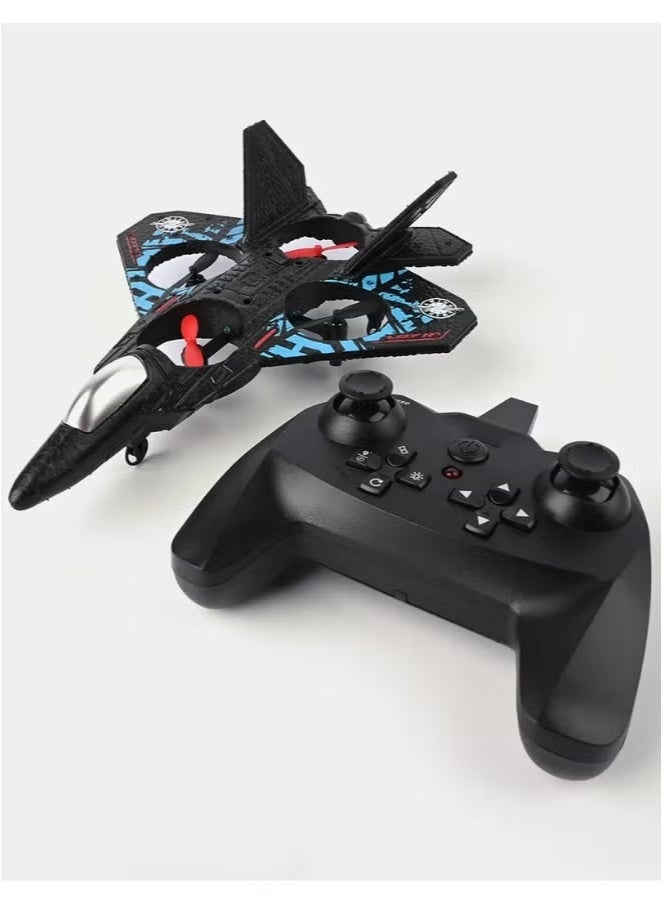 L0712 RC Remote Control Airplane – Rechargeable LED Light Toy Plane with USB Charging | Indoor  Outdoor Flight for Kids  Beginners - Image 3