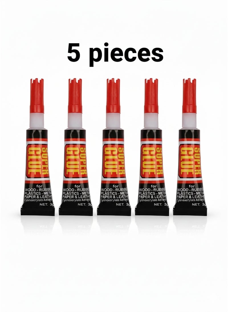 VOYAGER Super Glue Multi-Purpose Adhesive, 3g, 5 pieces