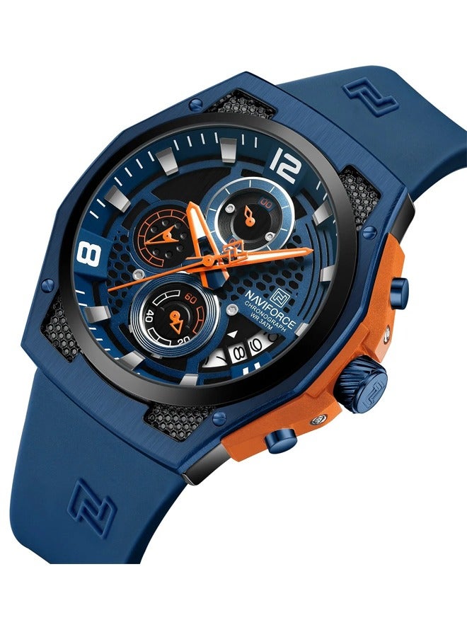 NAVIFORCE Men's Water Resistant Analog Luxury Watch New Edition NF8051 - Image 2