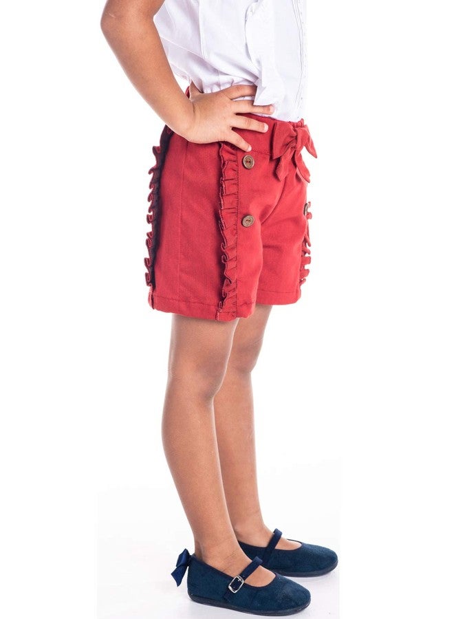 Cherry Crumble Pear Shorts Red - Image 2