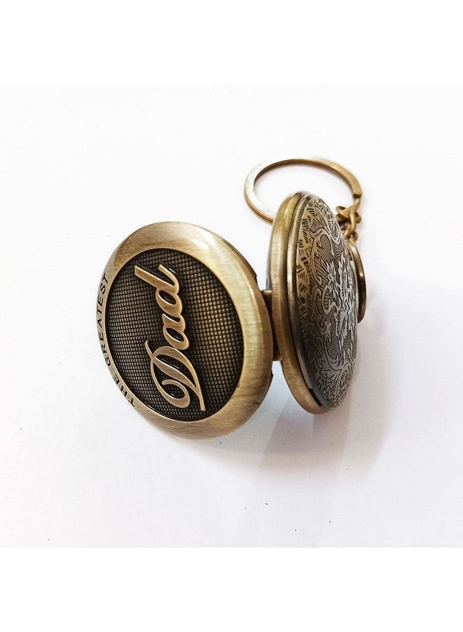 exciting Lives ساعة جيب مفاتيح مثيرة - هدية لعيد الأب، عيد الميلاد، الذكرى السنوية - هدية لوالد، أب، والد زوج، أب، أفضل هدية لعيد الأب - 4.8 × 1.5 سم - Image 5