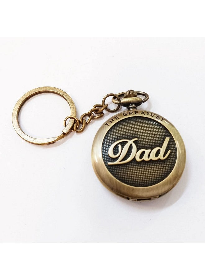 exciting Lives ساعة جيب مفاتيح مثيرة - هدية لعيد الأب، عيد الميلاد، الذكرى السنوية - هدية لوالد، أب، والد زوج، أب، أفضل هدية لعيد الأب - 4.8 × 1.5 سم - Image 4
