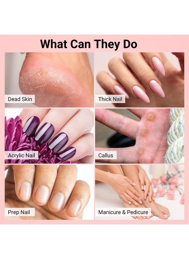 MelodySusie 100 Pcs Nail Drill Bits Sanding Bands for Nail Drill 240 Extreme Fine Grit Nail File Sanding Bands for Acrylic Nails Gel Manicures and Pedicure - Image 5