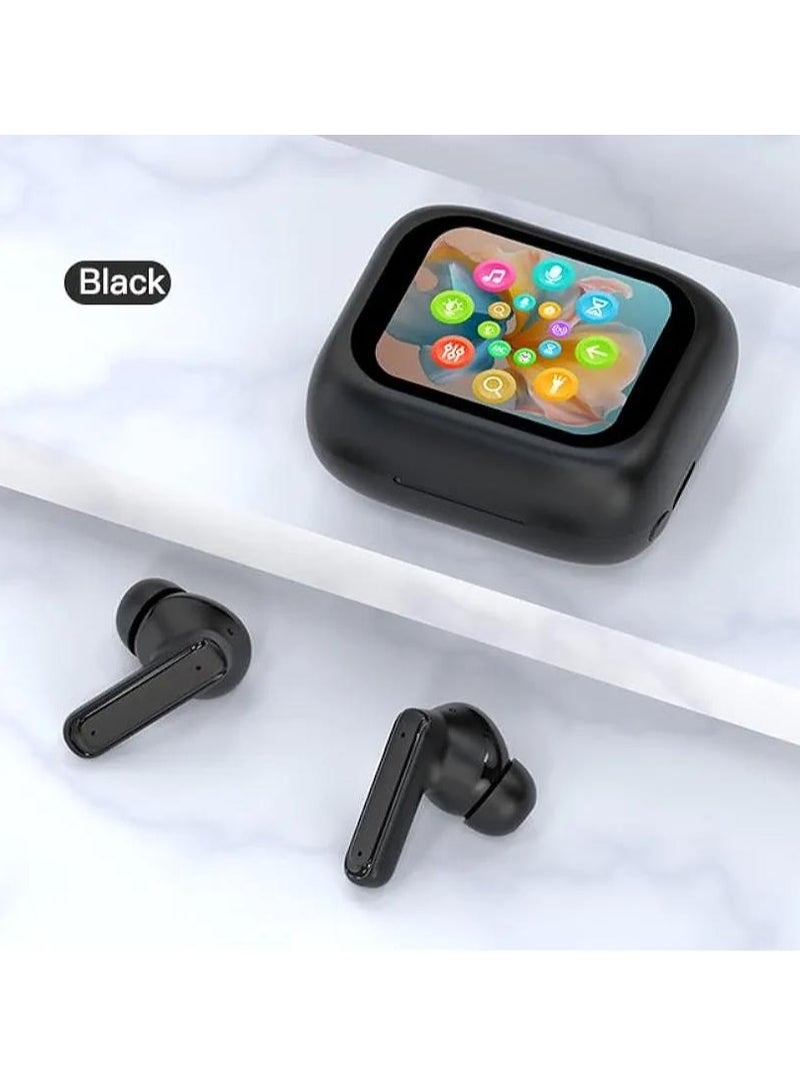 Denx DENX DX658 Bluetooth Handsfree: High-Fidelity Wireless Earbuds with Explosive Bass, AMOLED Display, and Extended Playtime for Seamless Connectivity - Image 2