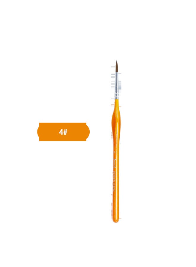 Nine Extremely Three-sided Drawing Pen Watercolor Gouache Brushwork Outline Tracing Pen Drawing Surface-drawing Photo Pen Extra Traditional Chinese Painting Hand-painted - Image 1