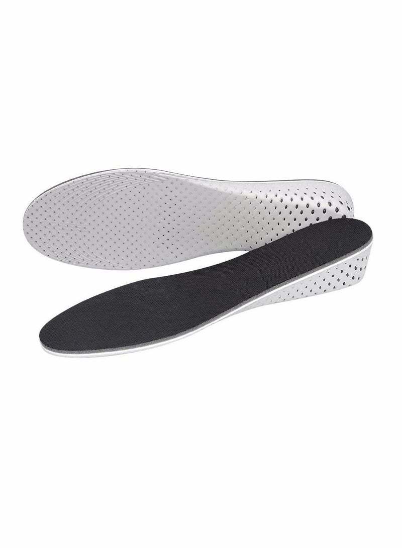 KASTWAVE Increased Insole Unisex Shoe Insole Air Cushion Heel Insert Increase Taller Height Lift for Walking, Jogging, Hiking Colour Gray  - Image 1