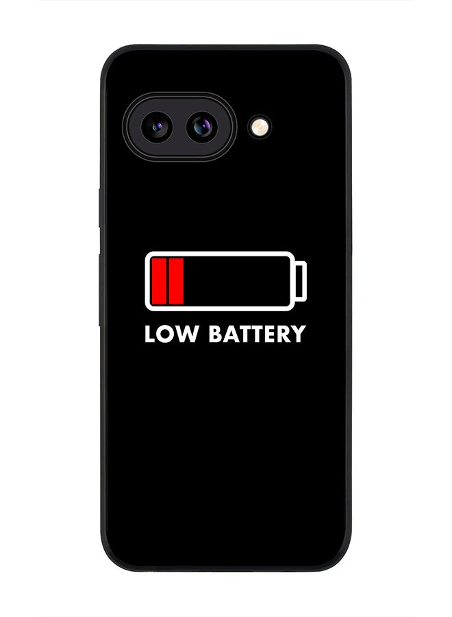 Stylizedd For Google Pixel 9a Case,Slim fit Camera Protection, Shockproof Thin Phone cover  - Low Battery